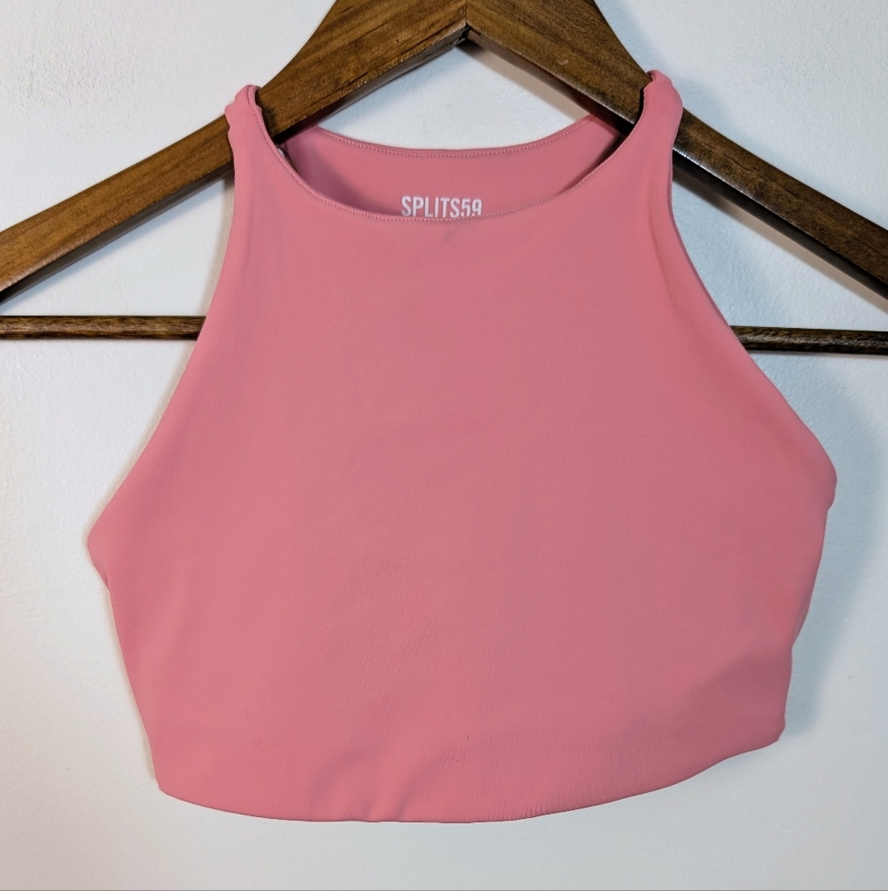 SPLITS59 Pink Claudia Techflex Sports Bra Size XS - Picture 5 of 8